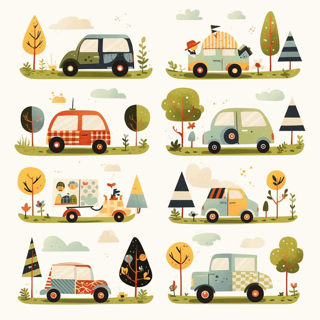 Car 591 original repeating artwork
