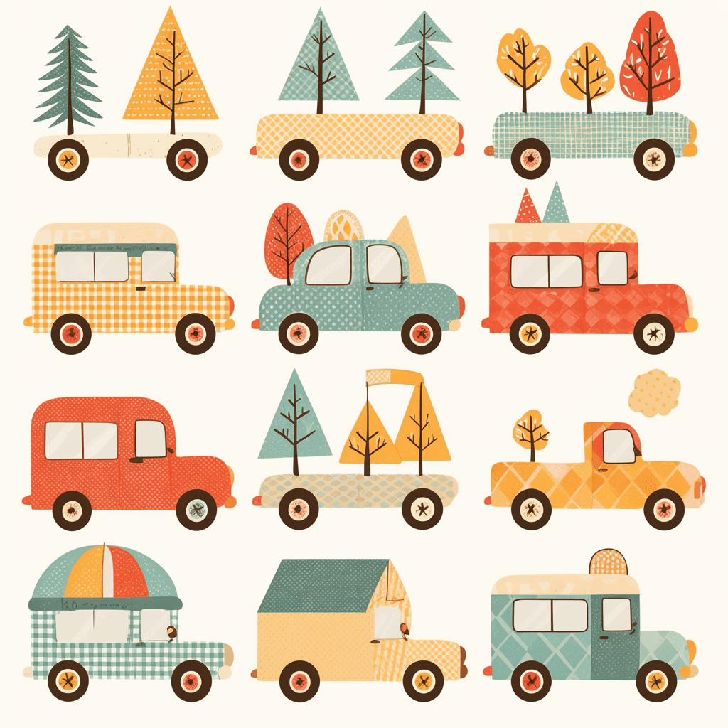 Car 590 original repeating artwork