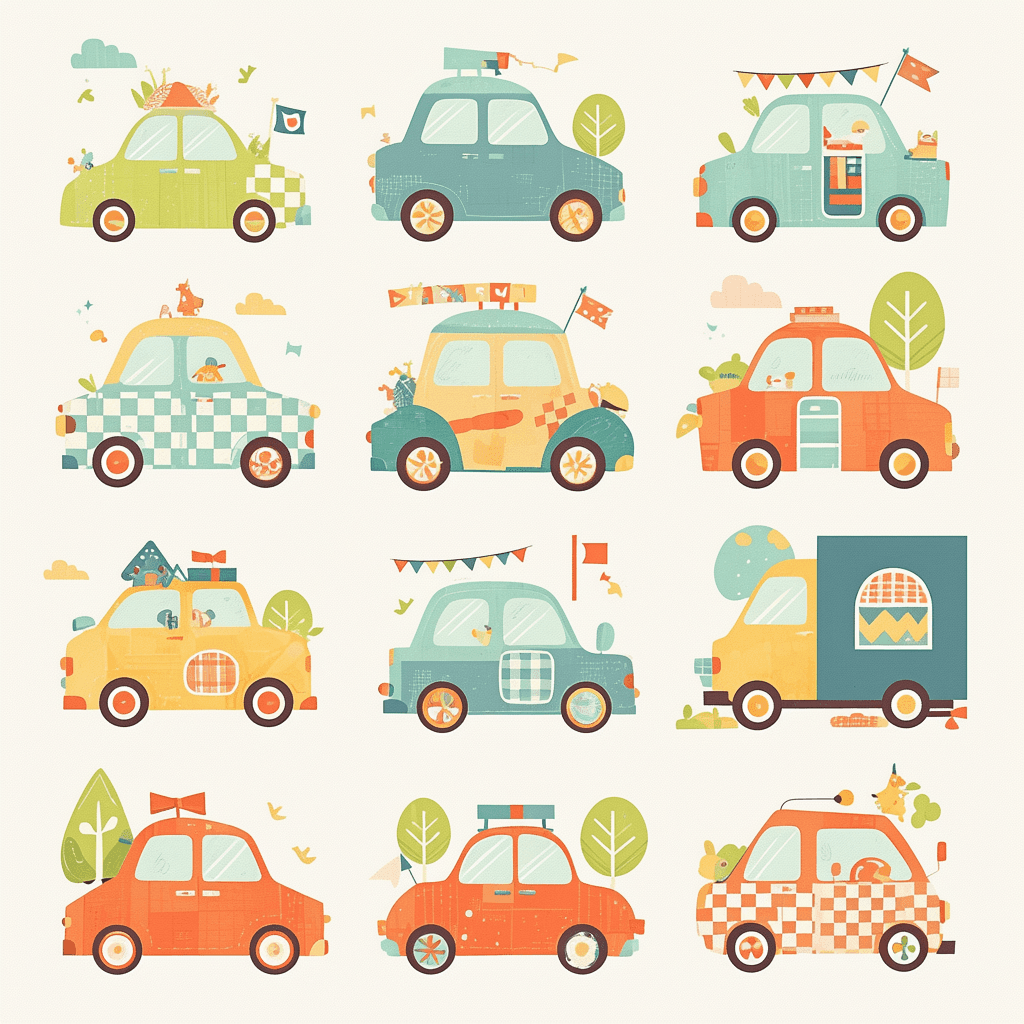 Car 589 original repeating artwork