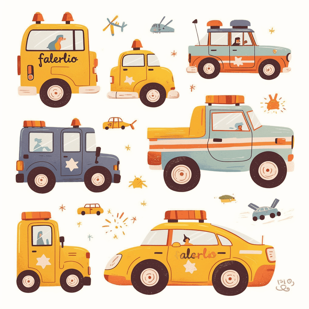 Car 587 original repeating artwork