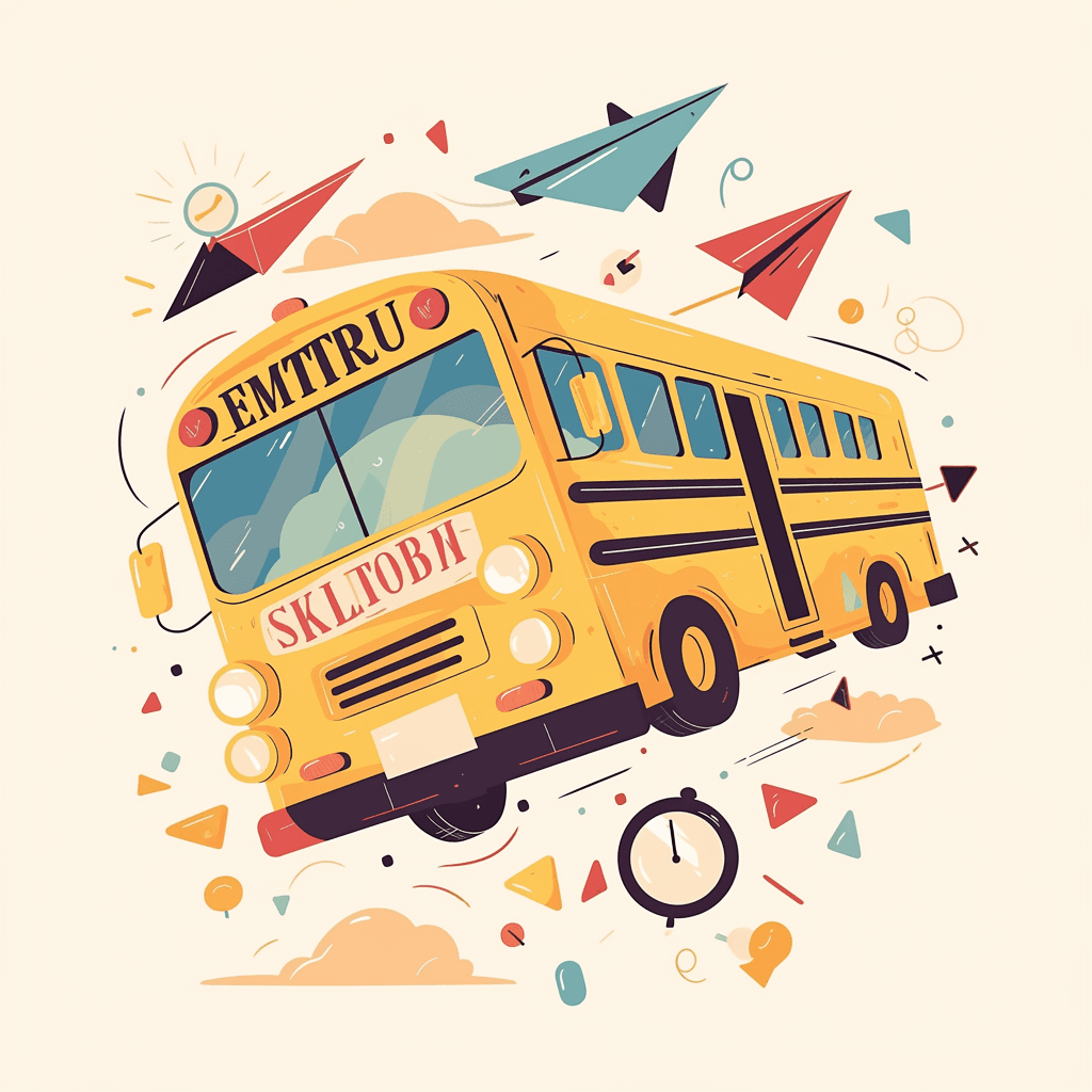 City Bus Team original repeating artwork