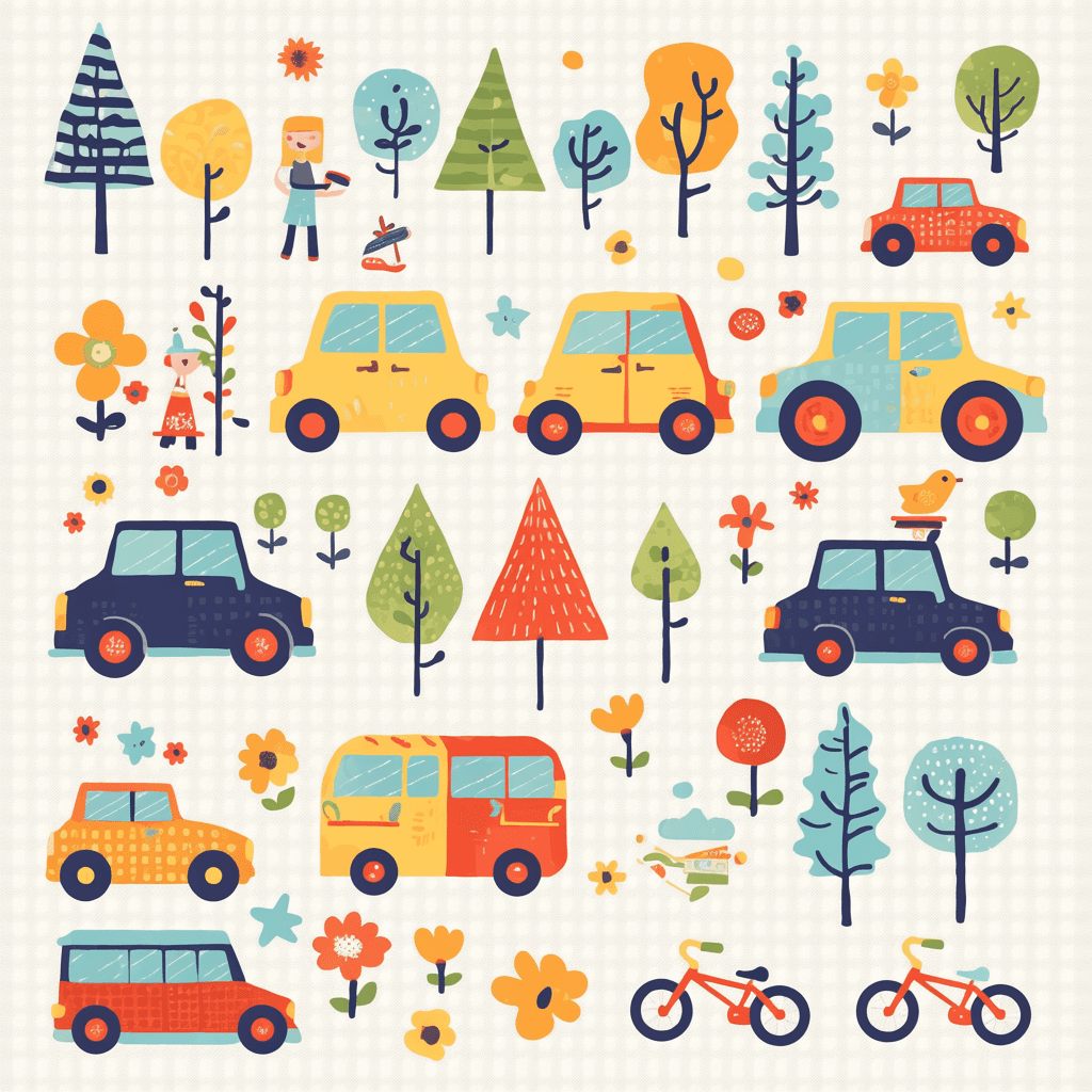 Car 651 original repeating artwork