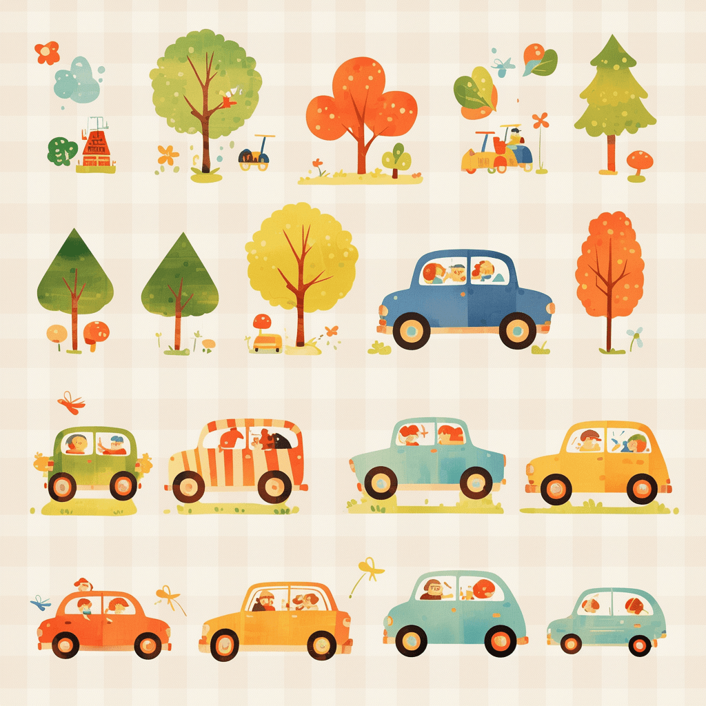 Car 529 original repeating artwork