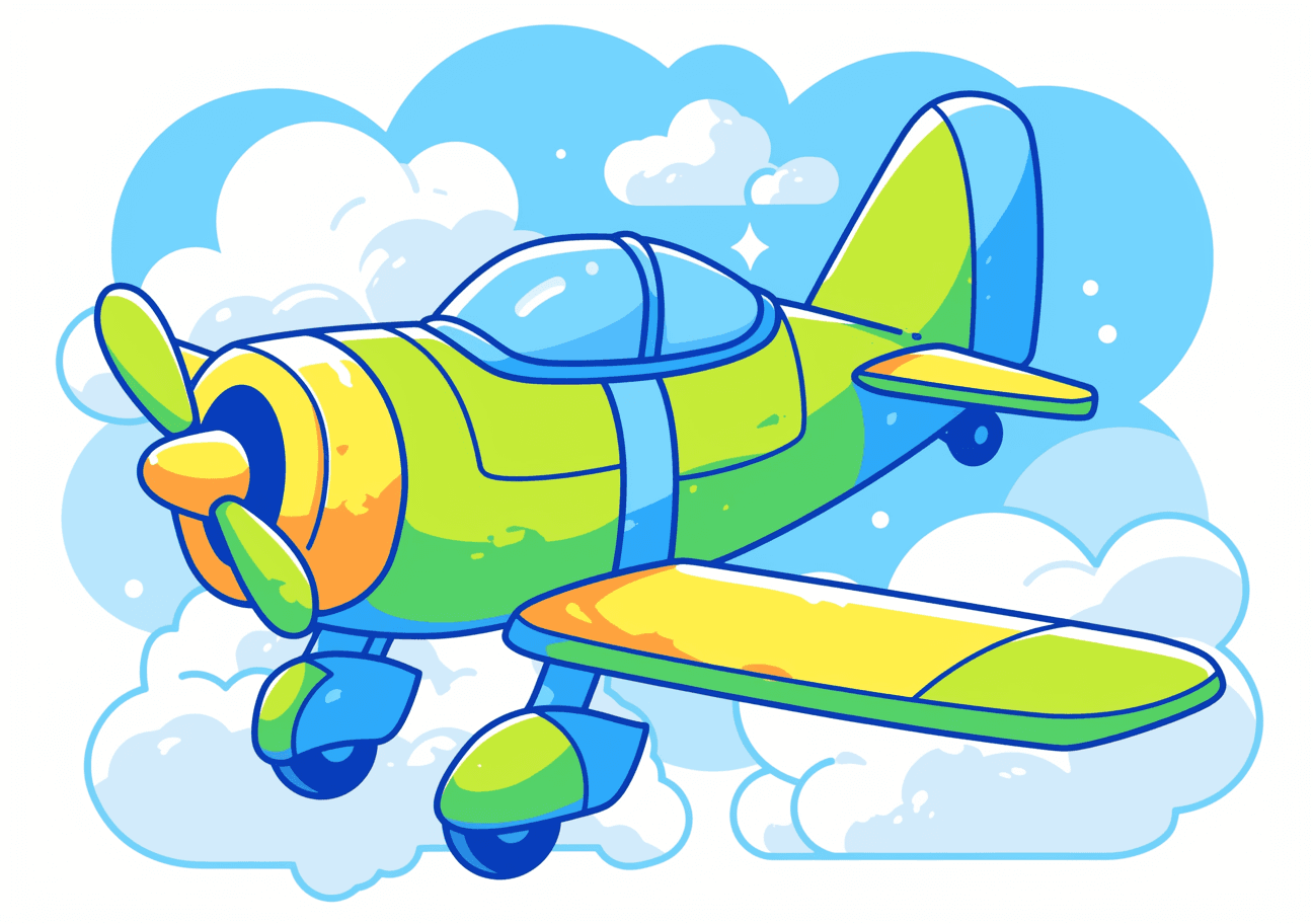 Airplane 181 original repeating artwork