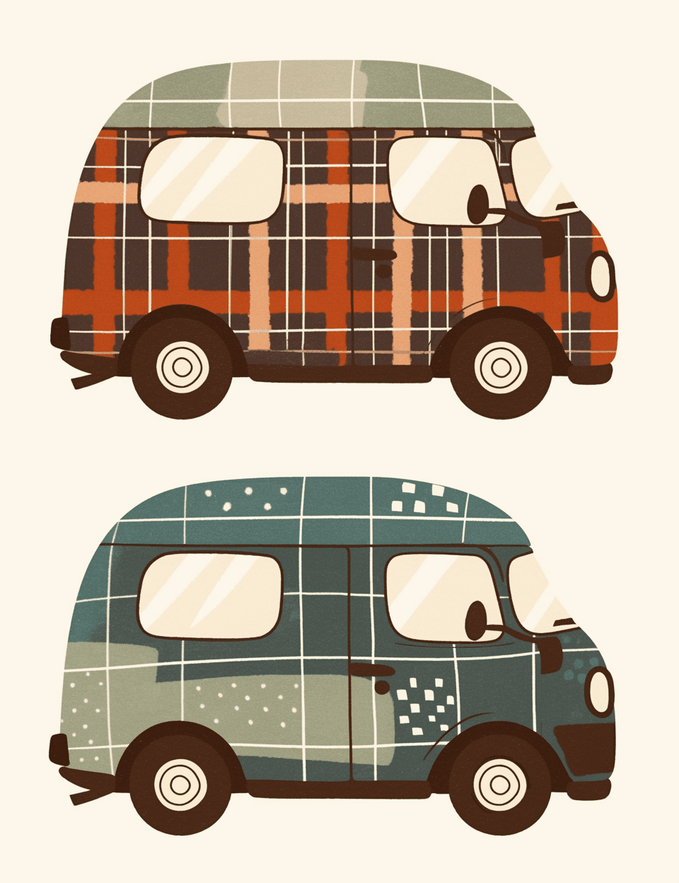 Car 684 original repeating artwork