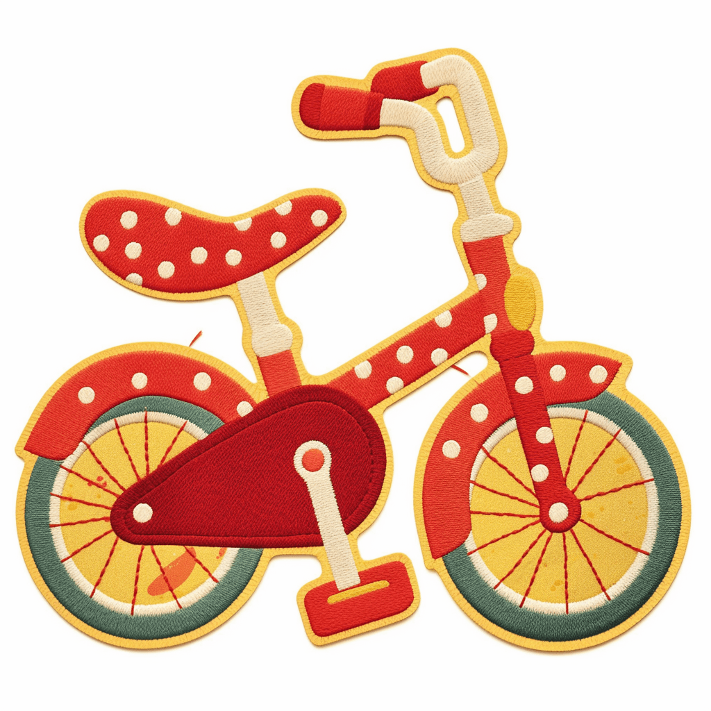 Bicycle Snap original repeating artwork