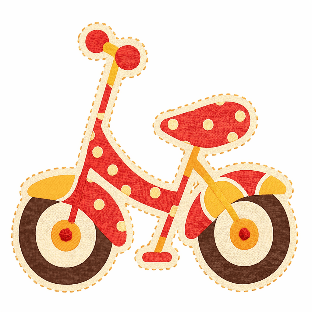 Bicycle Neon original repeating artwork