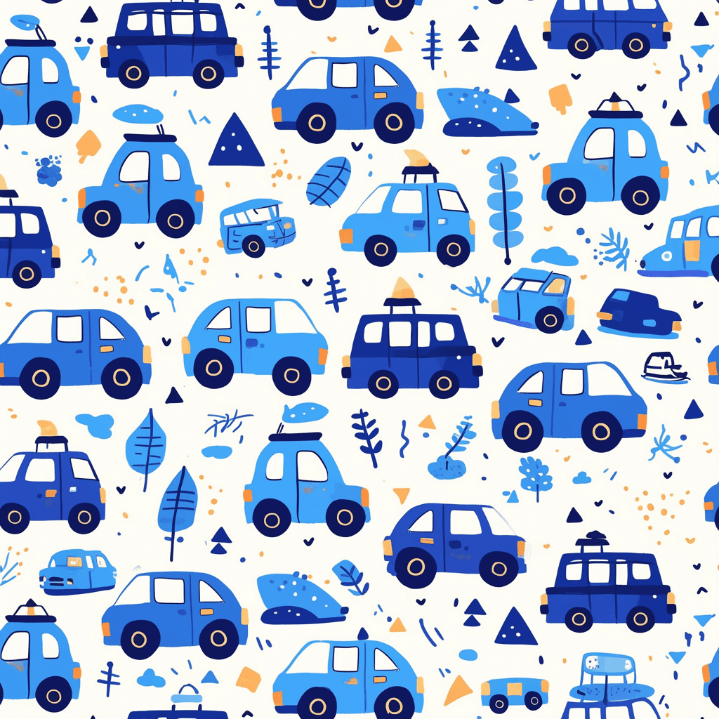 Car 732 original repeating artwork