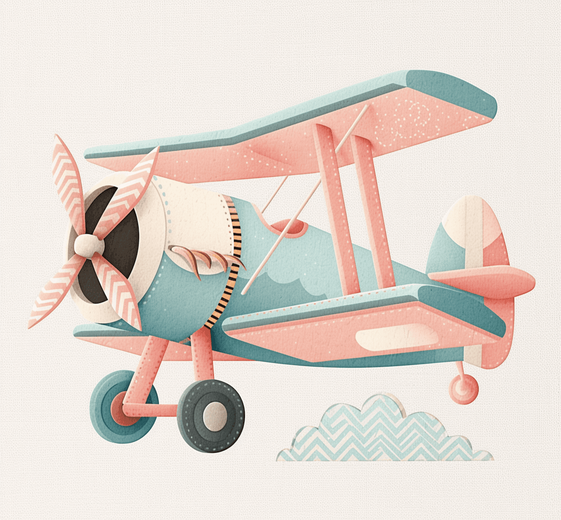 Airplane 263 original repeating artwork