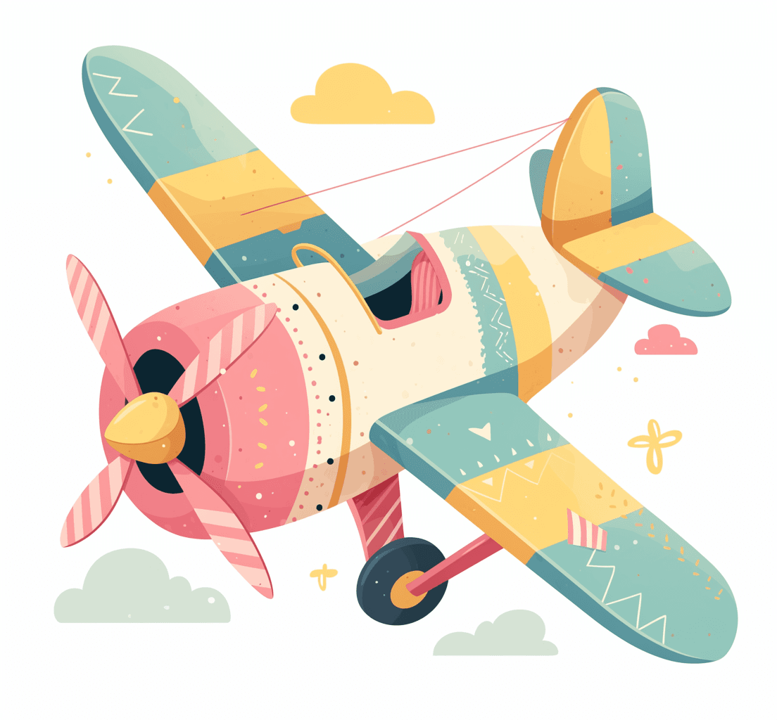 Airplane 193 original repeating artwork