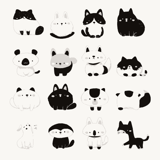 Animals 209 original repeating artwork