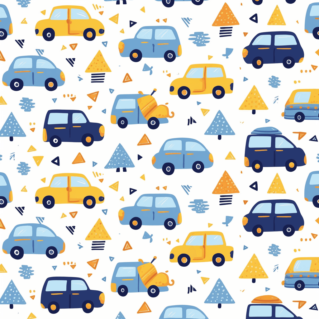 Car 527 original repeating artwork