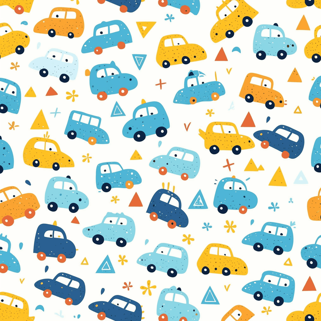 Car 645 original repeating artwork