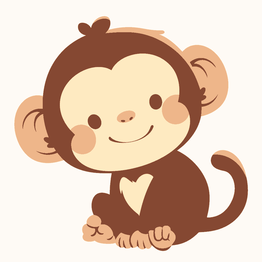Monkey Dawn original repeating artwork