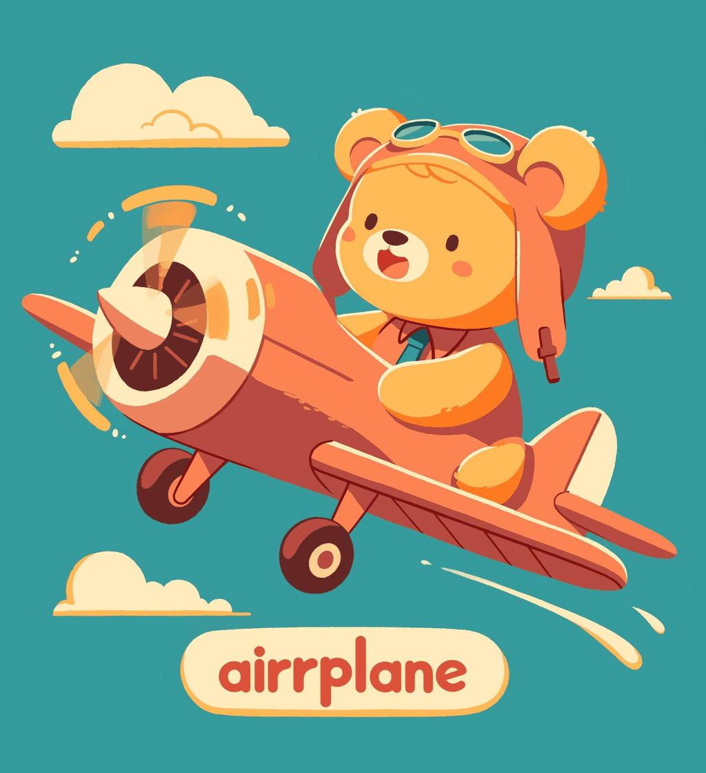 Airplane 163 original repeating artwork