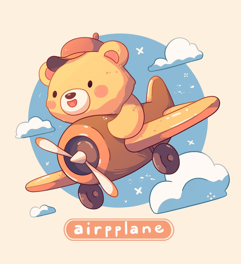 Airplane 278 original repeating artwork