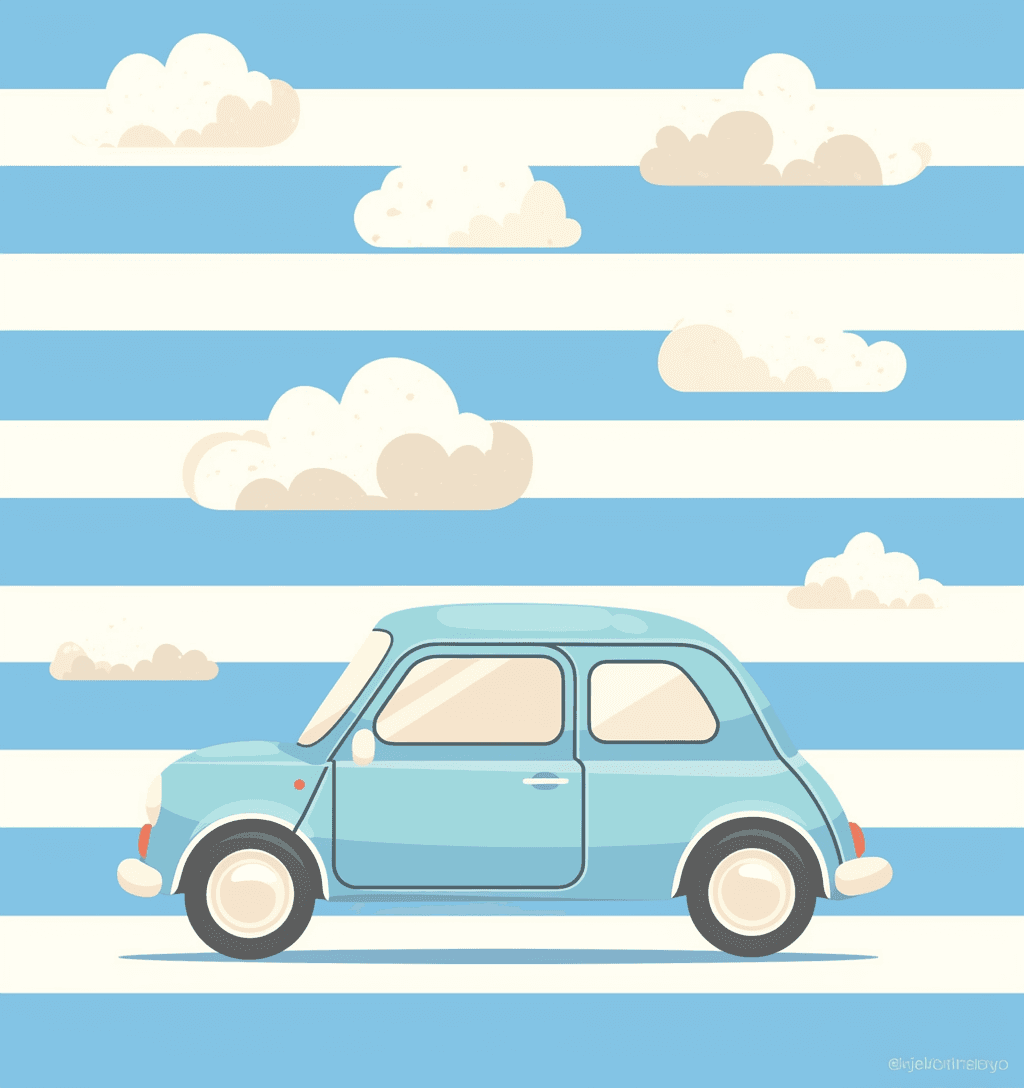 Car 707 original repeating artwork