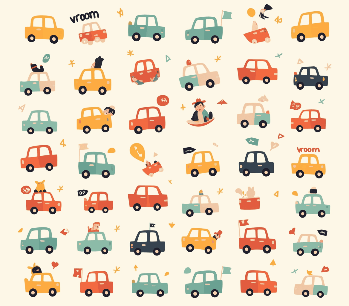Car 704 original repeating artwork