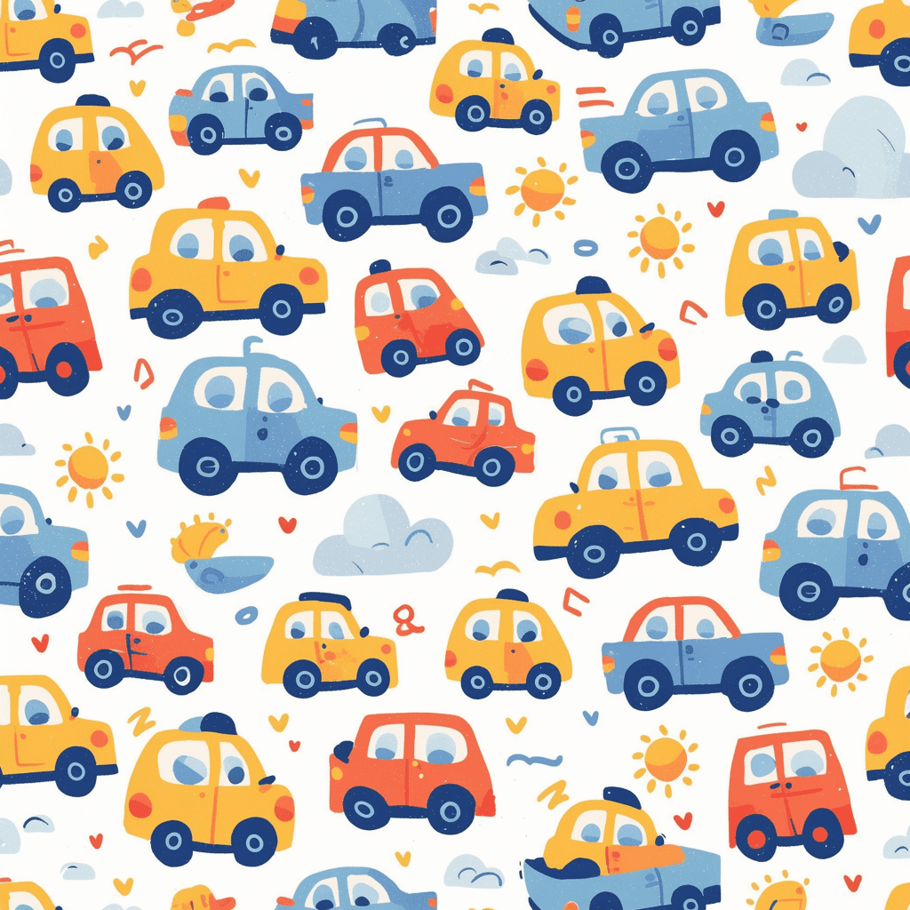 Car 642 original repeating artwork