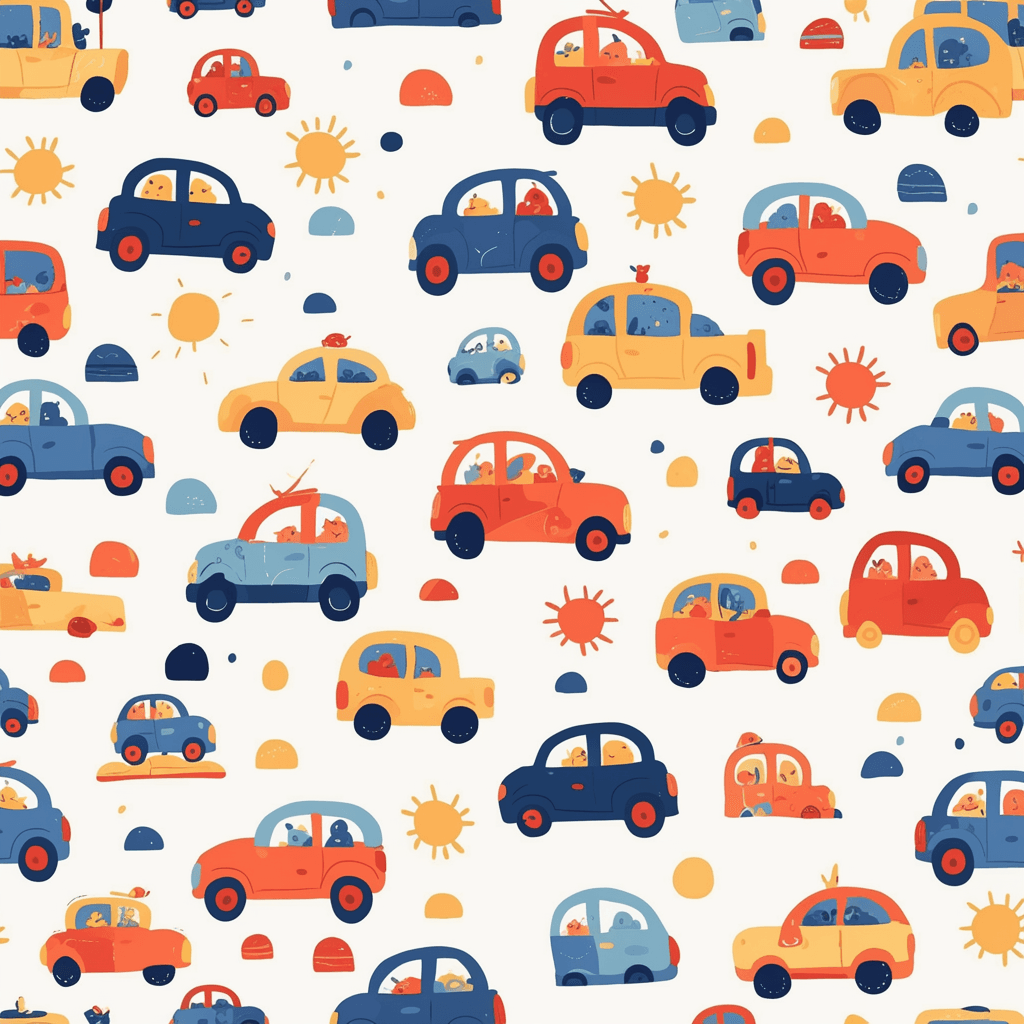 Car 641 original repeating artwork