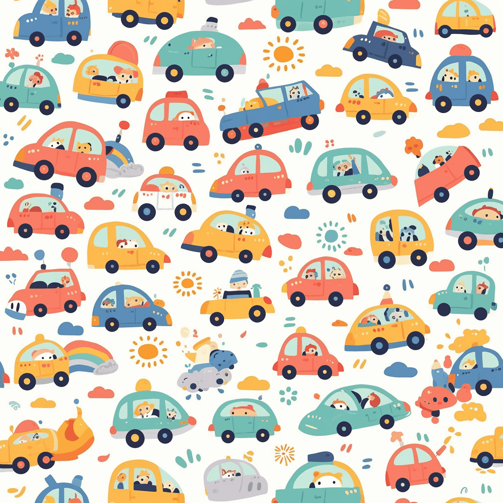 Car 637 original repeating artwork