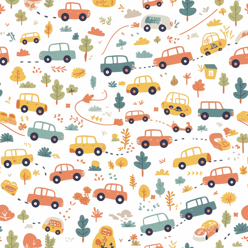 Car 525 original repeating artwork