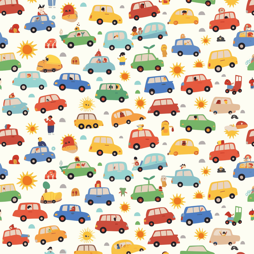Car 725 original repeating artwork