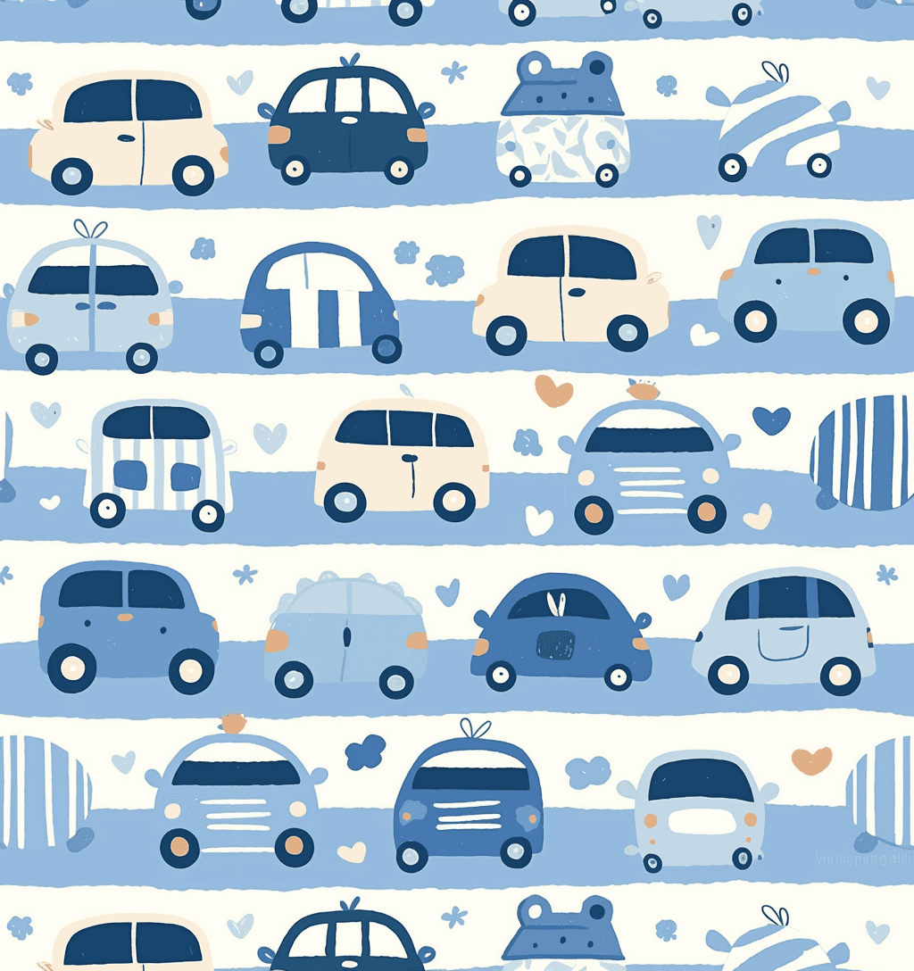 Car 355 original repeating artwork