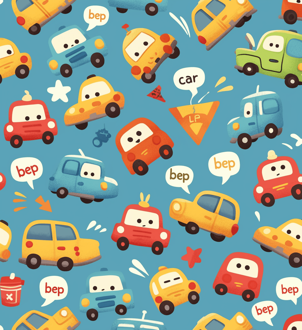Car 636 original repeating artwork
