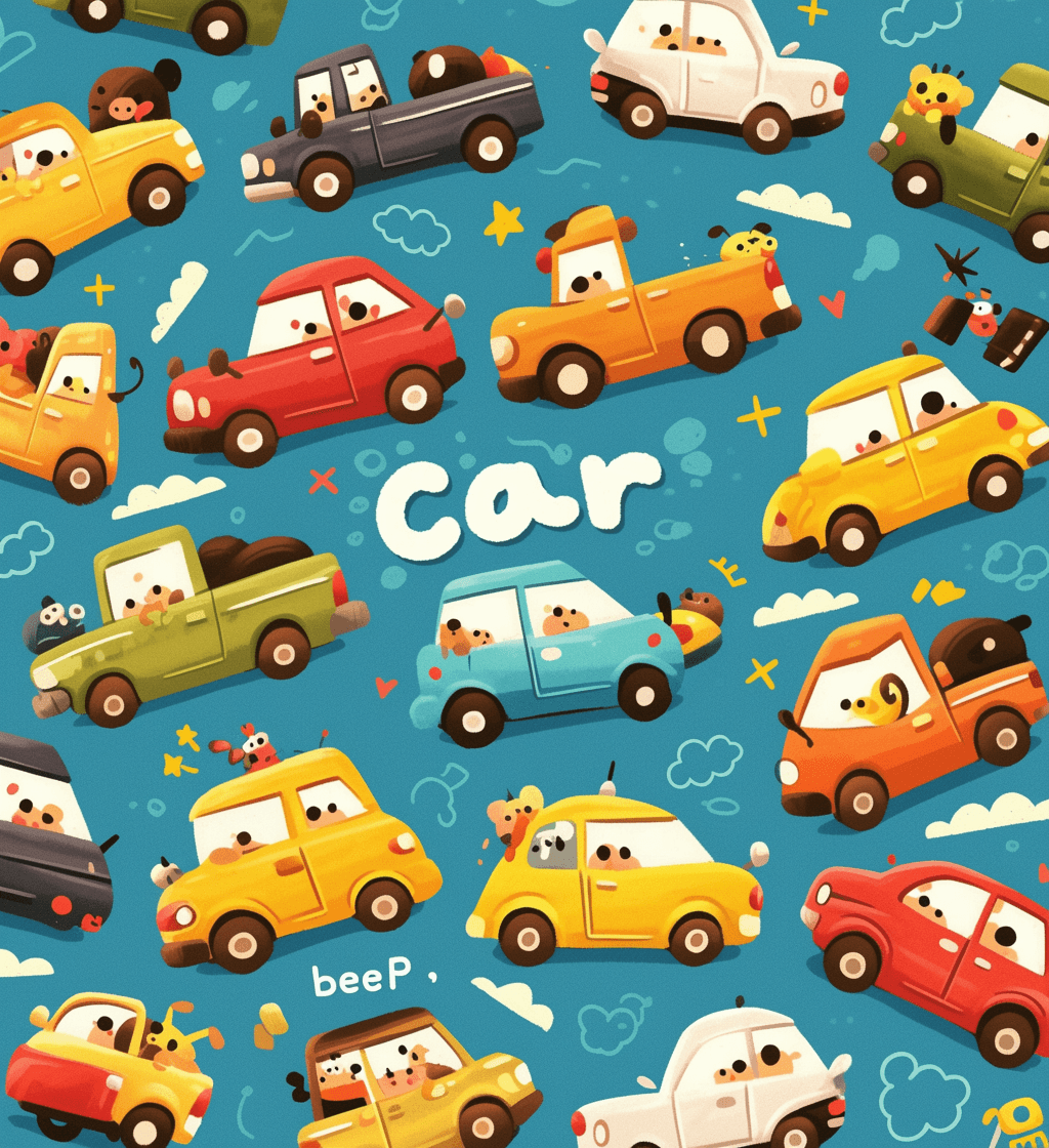 Car 538 original repeating artwork