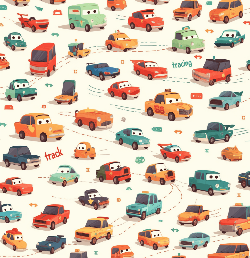 Car 691 original repeating artwork