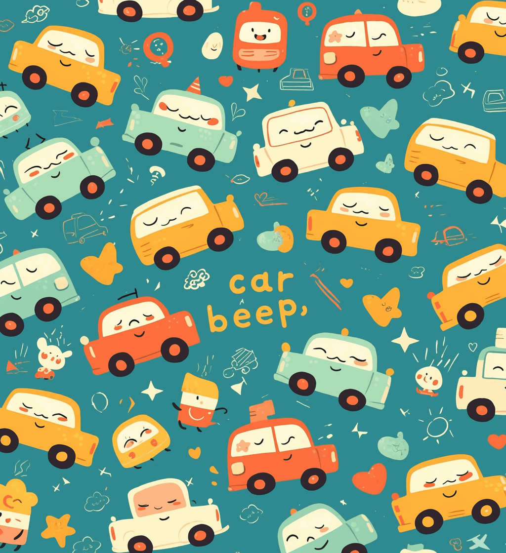Car 633 original repeating artwork