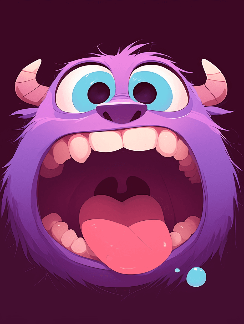 Fun Monster Session original repeating artwork