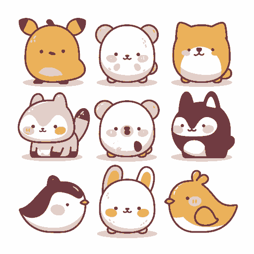 Animals Bop original repeating artwork