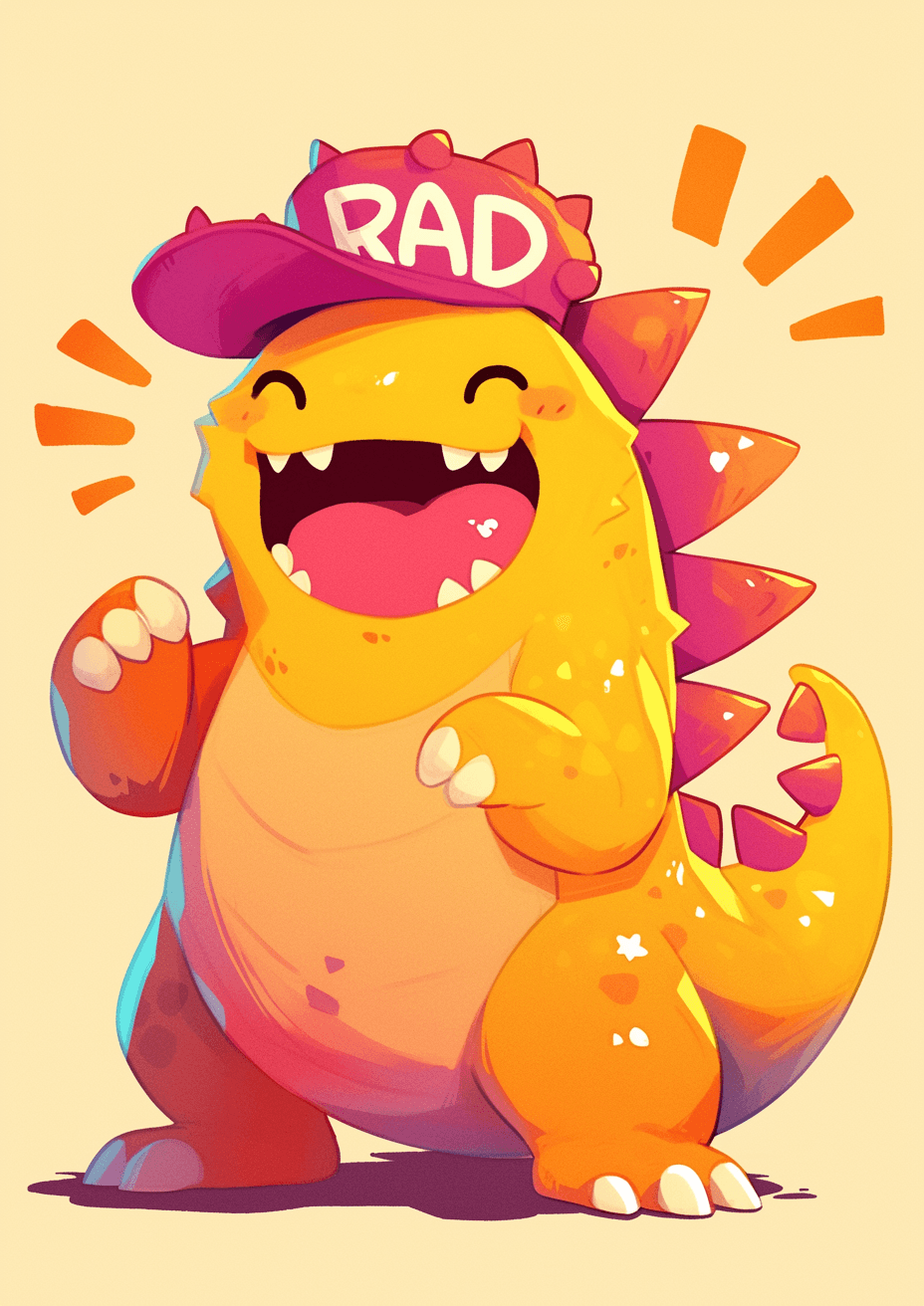 Fun Monster 014 original repeating artwork
