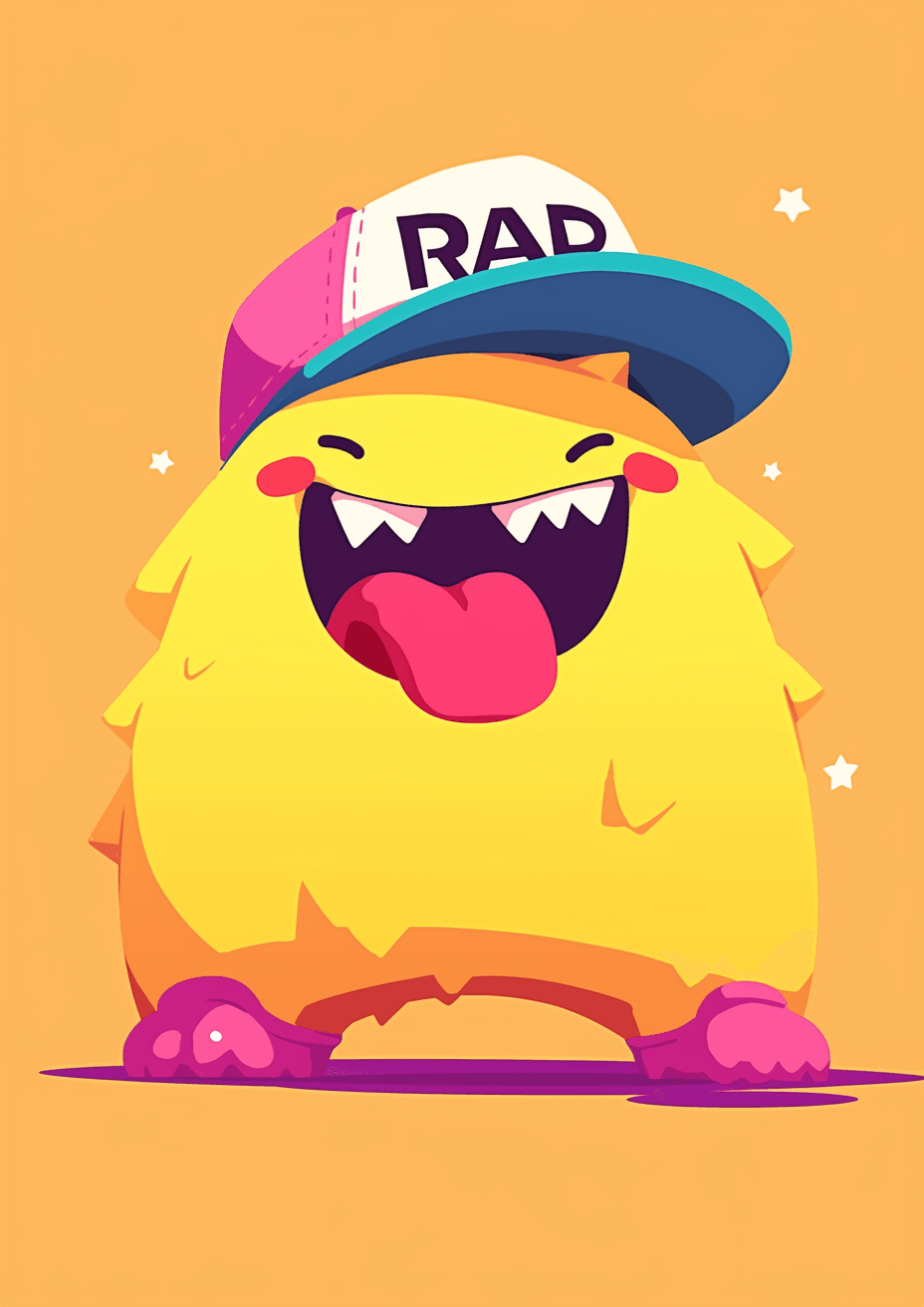 Fun Monster Prism original repeating artwork