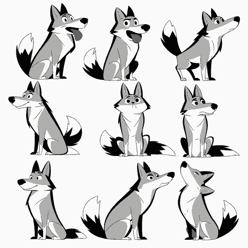 Animals 207 original repeating artwork