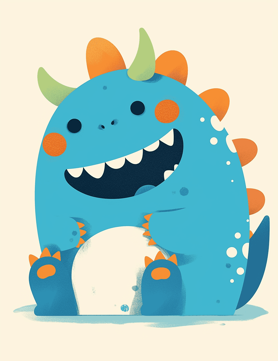 Fun Monster Club original repeating artwork