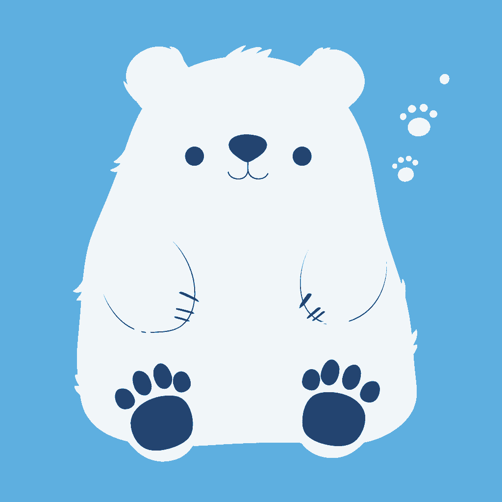 Bear Golden original repeating artwork