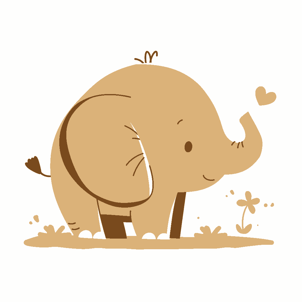 Elephant Golden original repeating artwork