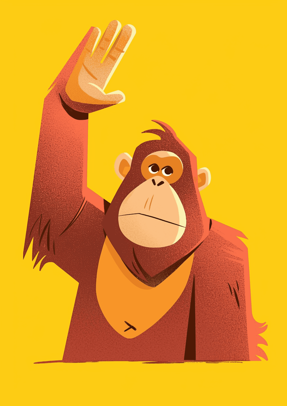 Quirky Animals Beats original repeating artwork