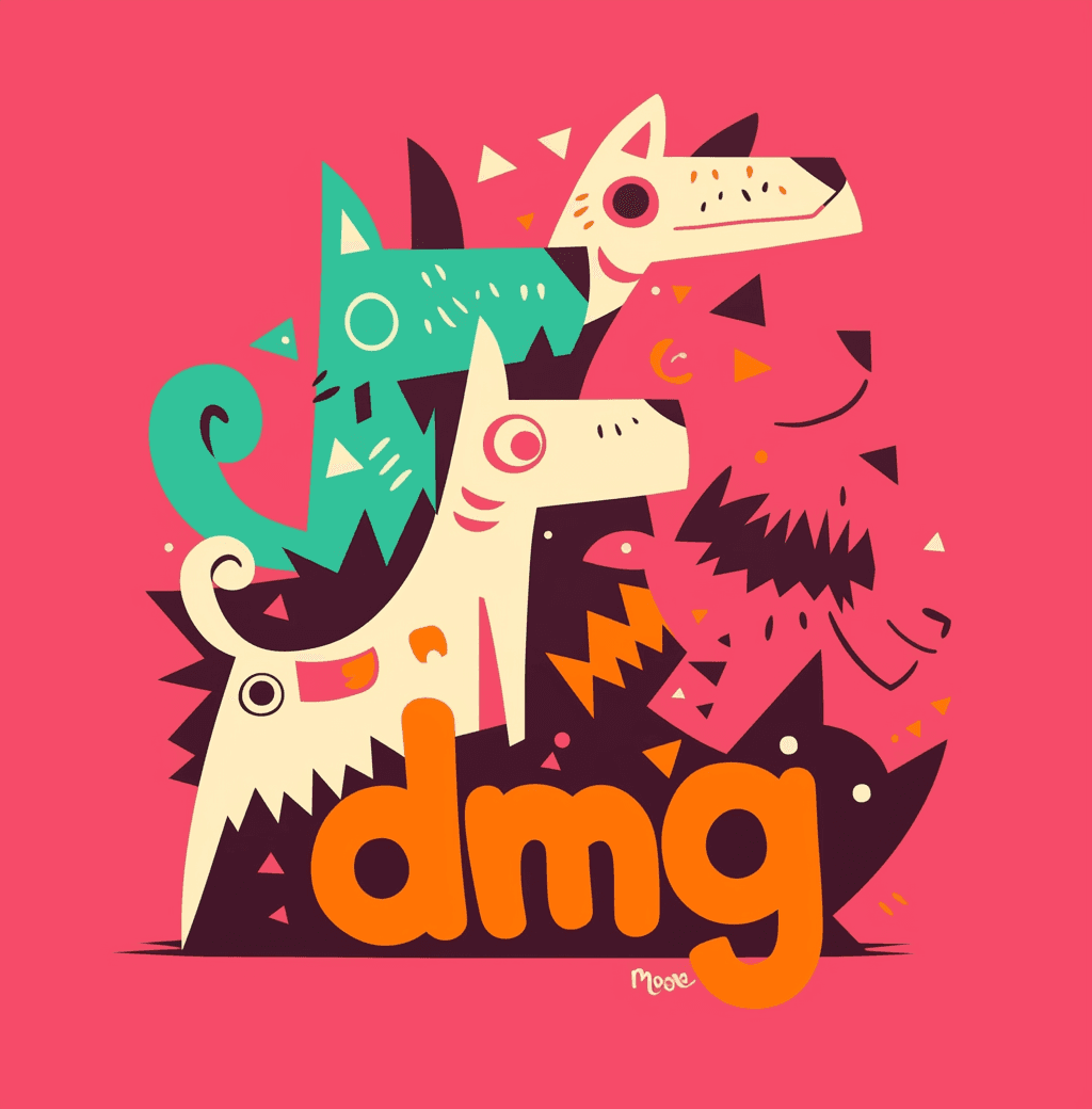 Quirky Animals Crew original repeating artwork