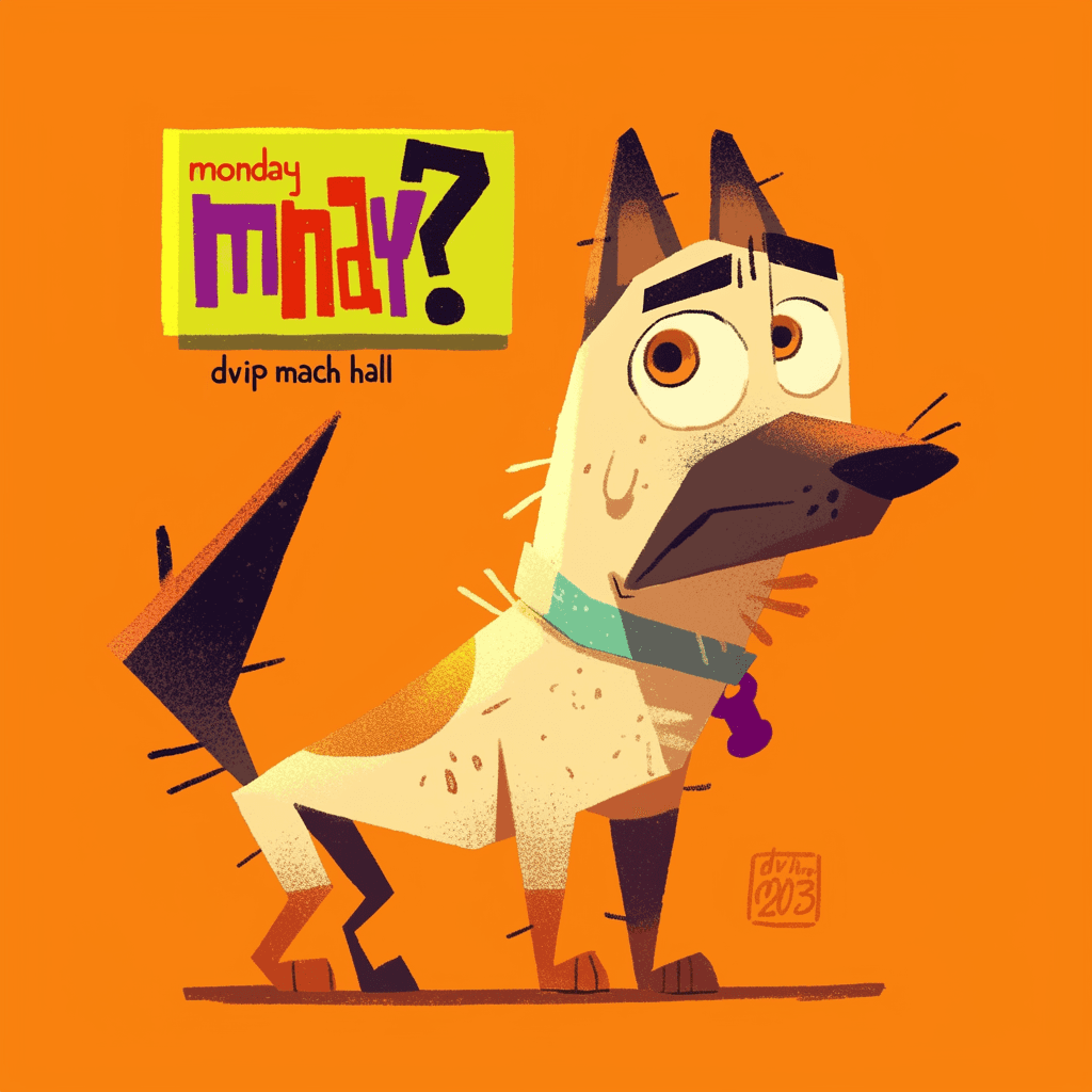 Quirky Animals Carnival original repeating artwork