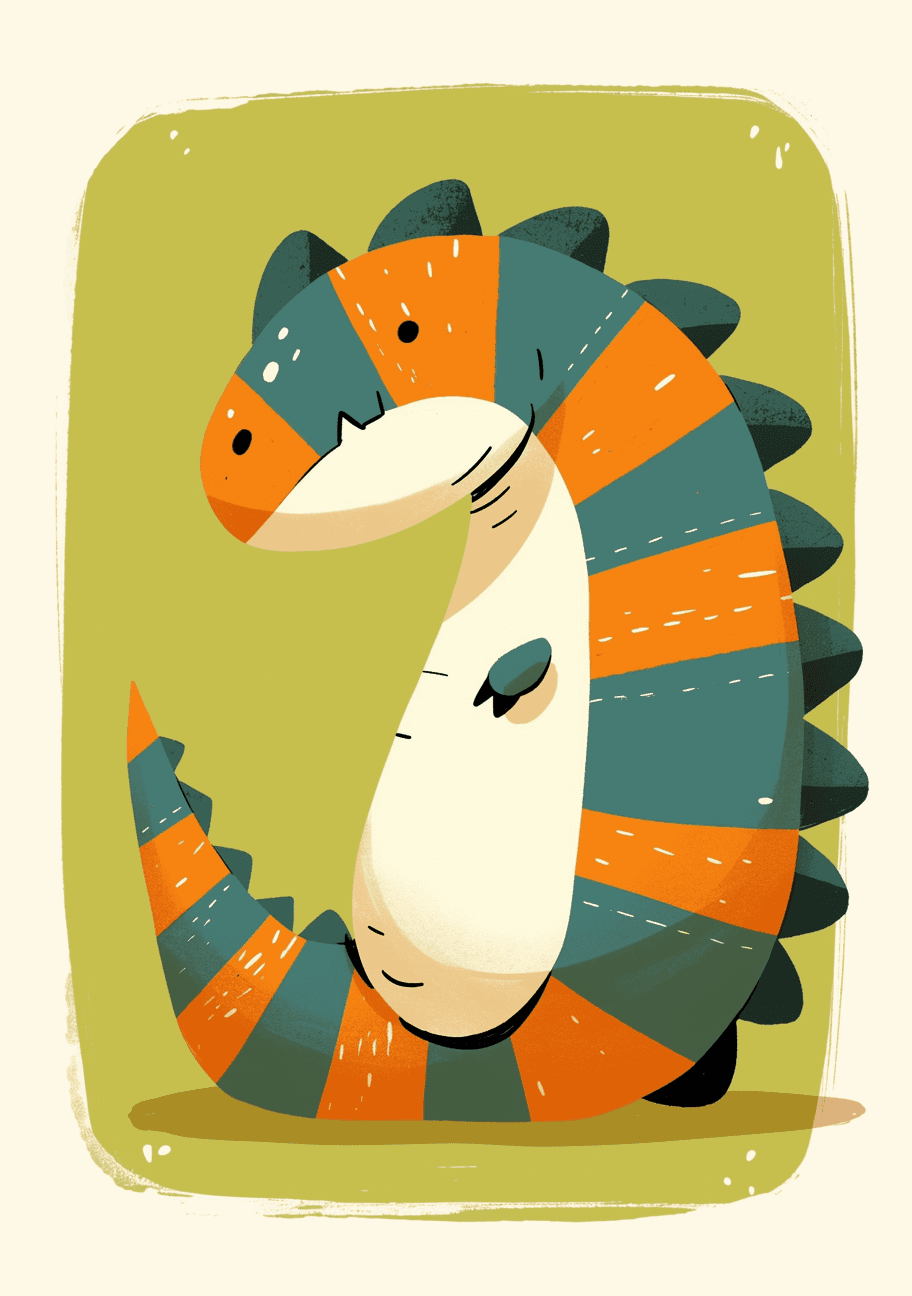 Cartoon Animals Show original repeating artwork