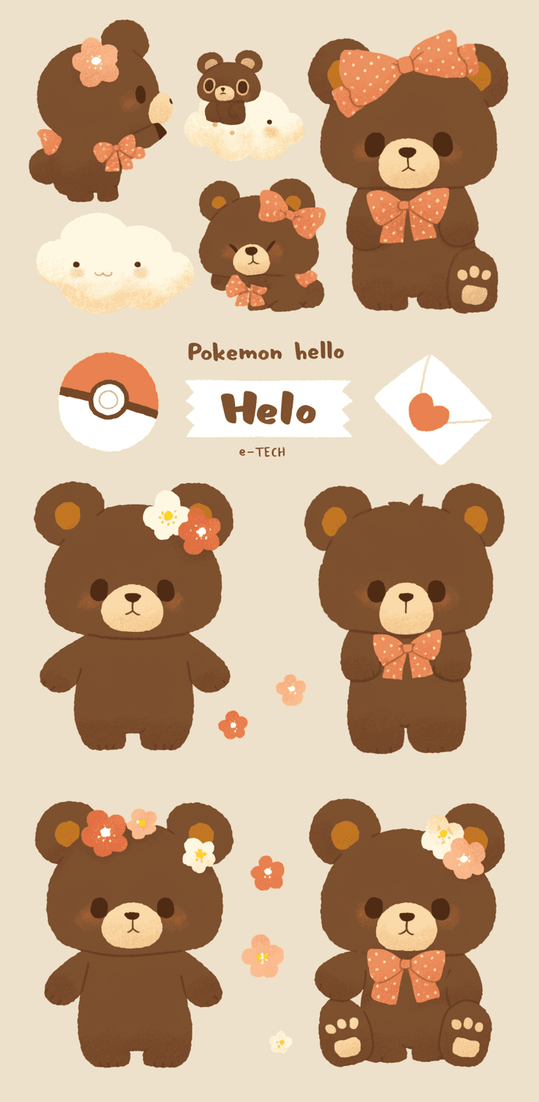 Bear 401 original repeating artwork