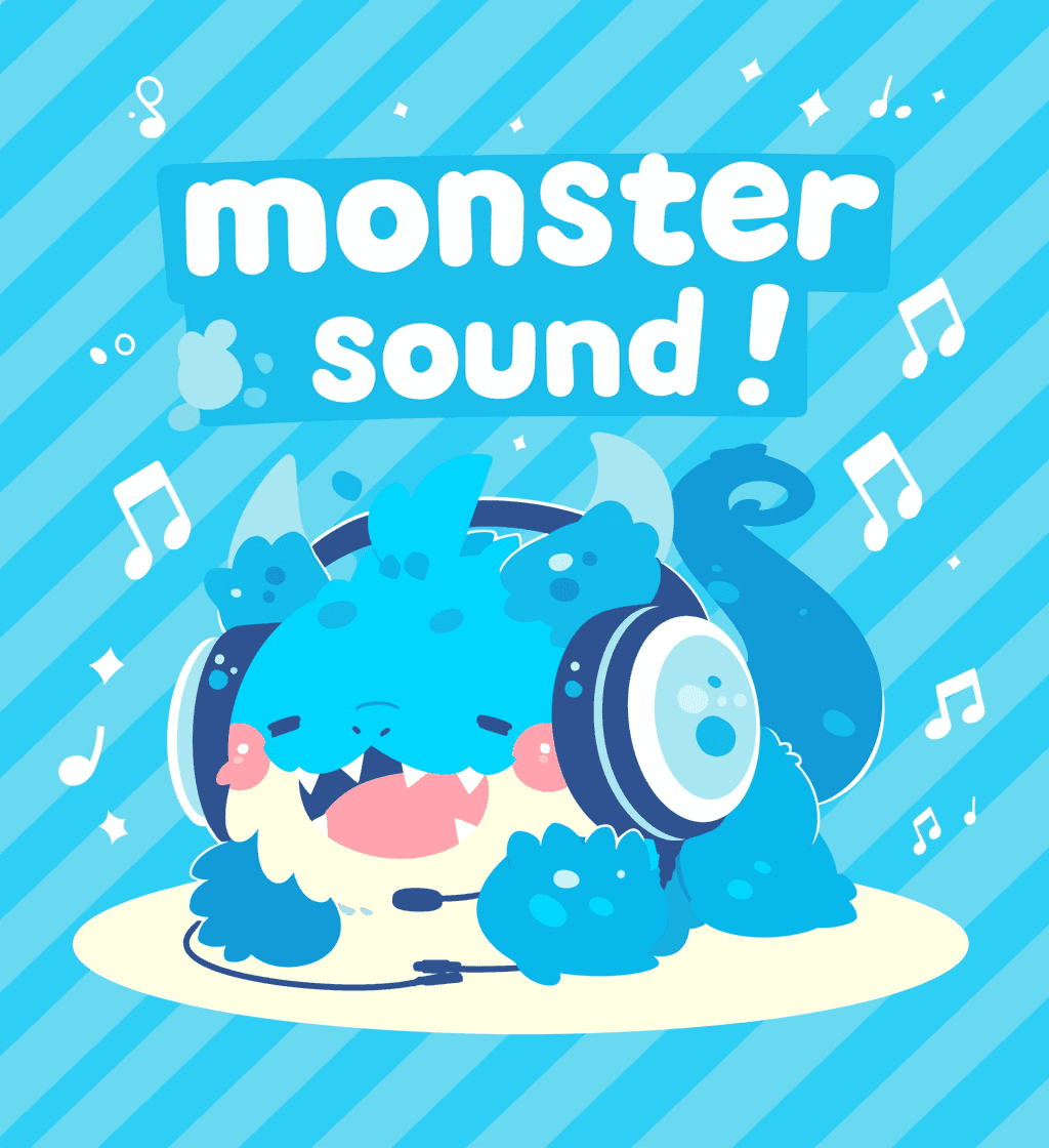 Funny Monster 034 original repeating artwork