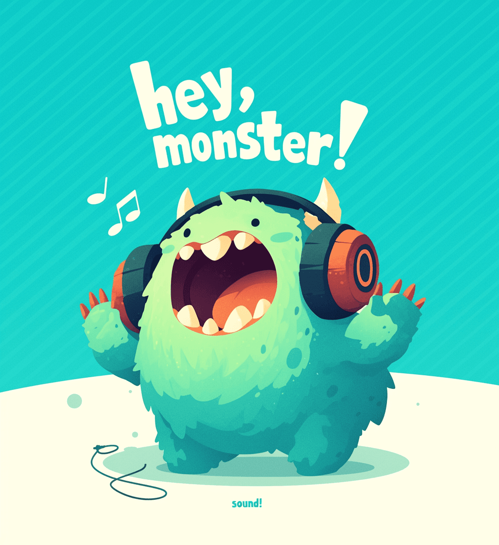Funny Monster 032 original repeating artwork