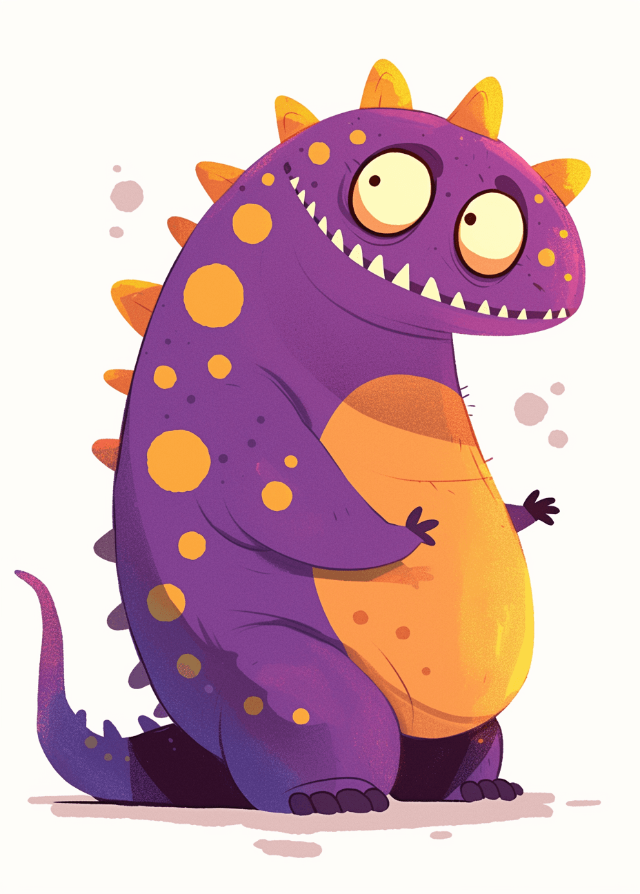 Fun Monster 019 original repeating artwork