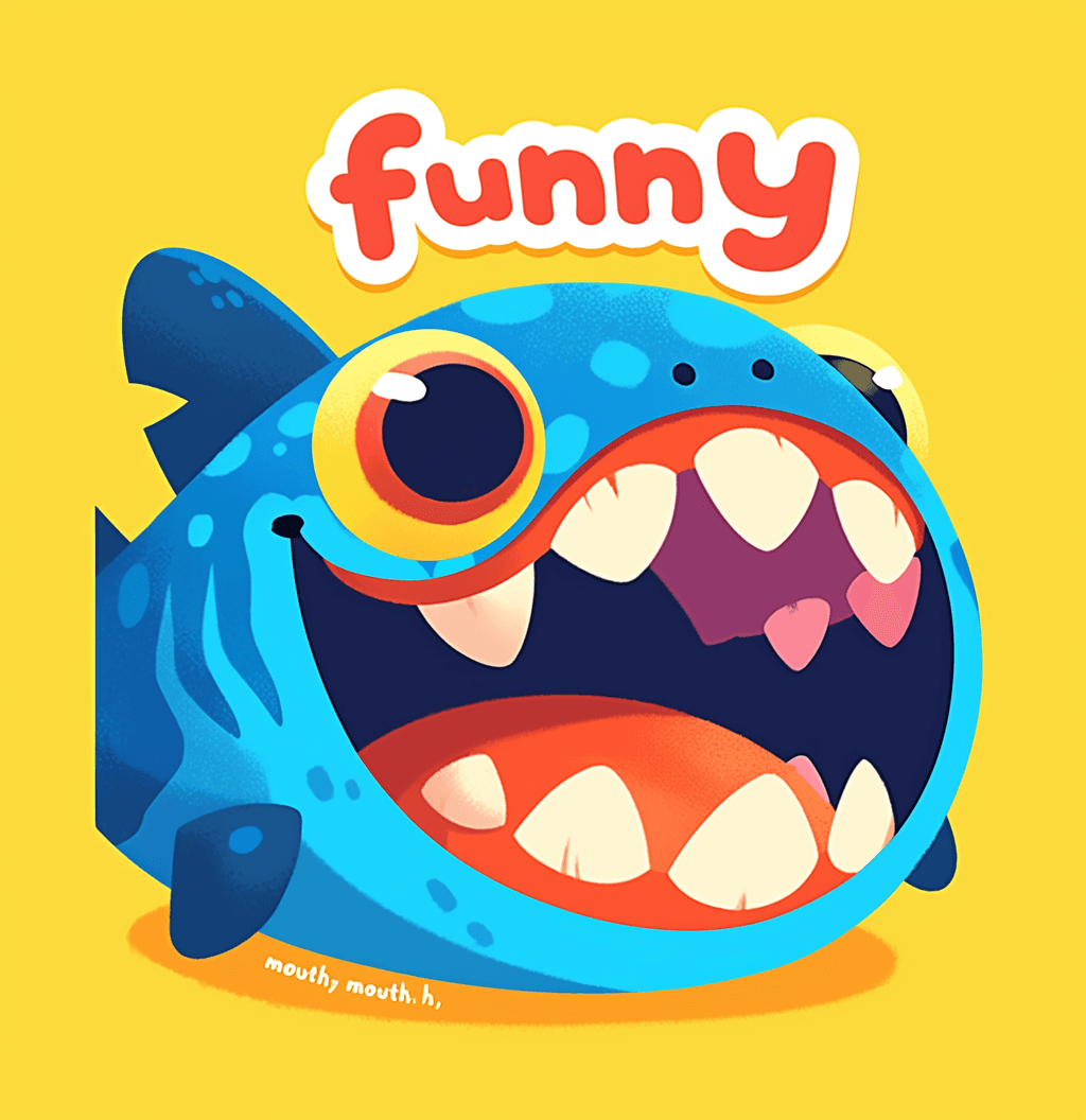Fun Monster 003 original repeating artwork