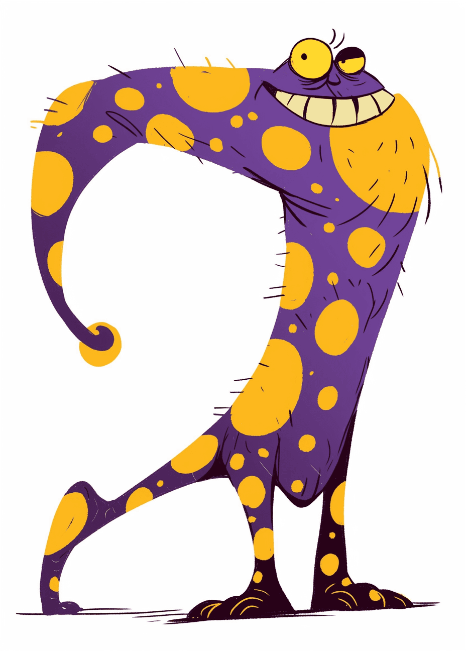 Fun Monster 011 original repeating artwork